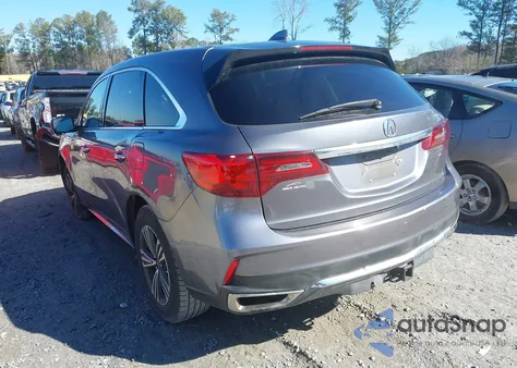 2017 Acura Mdx z USA, uszkodzony, nr VIN 5FRYD3H34HB001882
